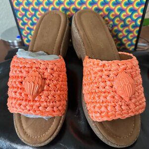 Kurt Geiger - London Eagle Crochet Cork Slide